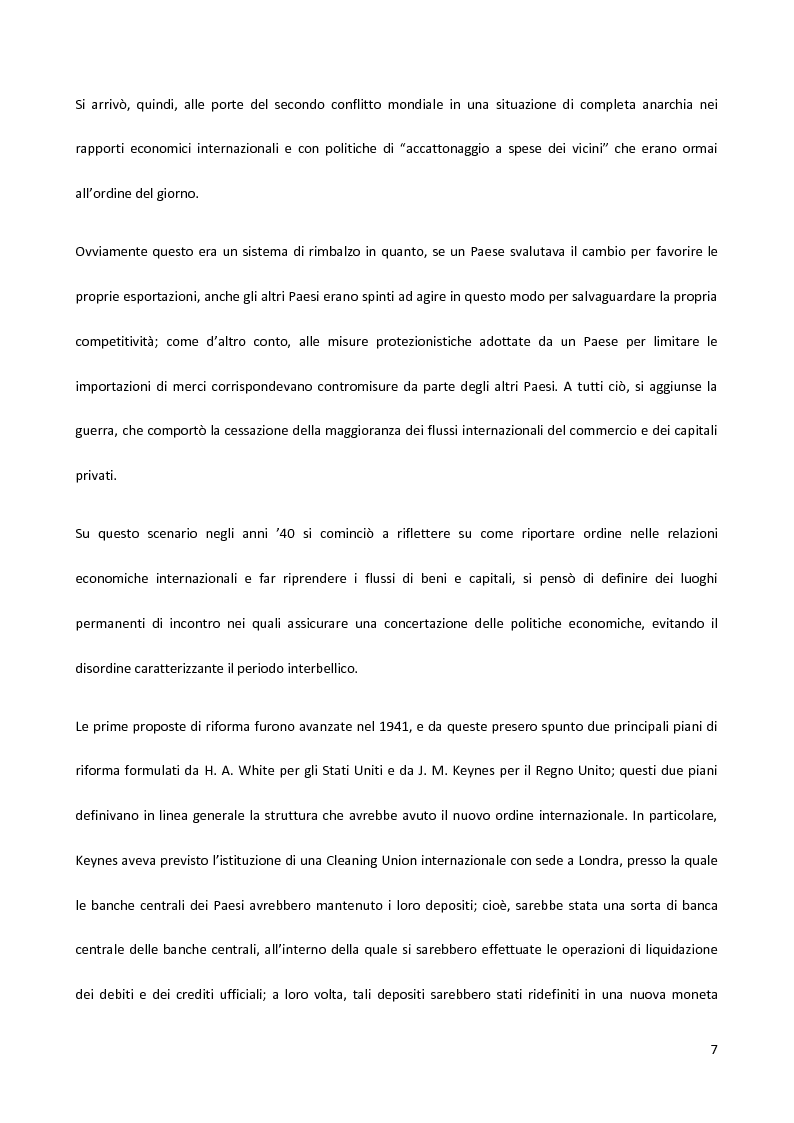 Anteprima della tesi: Il Fondo Monetario Internazionale e i principi di condizionalità, Pagina 7
