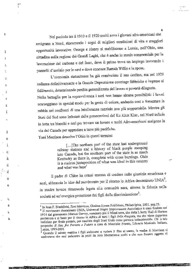 Anteprima della tesi: La musica nelle parole: il Jazz di Toni Morrison, Pagina 3