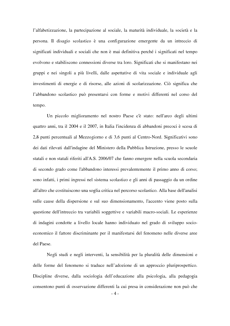 Anteprima della tesi: Il disagio nel contesto scolastico: un'indagine esplorativa in una scuola secondaria di primo grado, Pagina 2