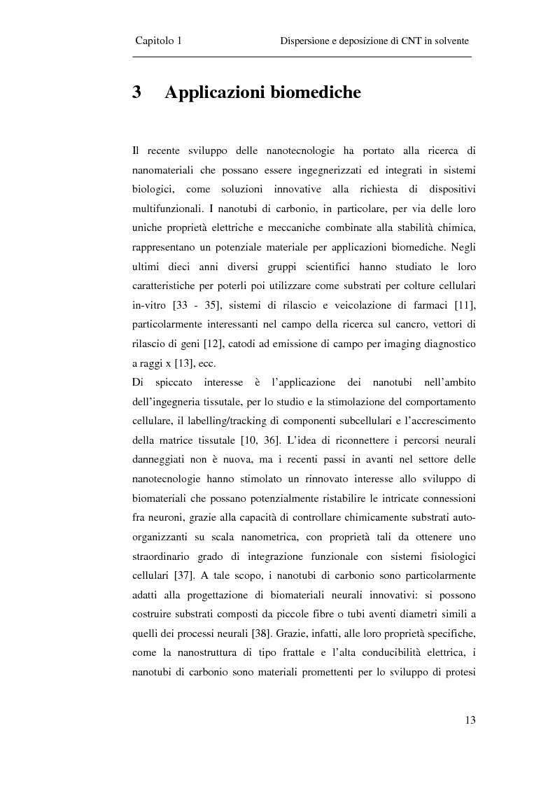 Anteprima della tesi: Film trasparenti nanostrutturati di nanotubi di carbonio su vetro come substrati per la crescita neuronale, Pagina 11