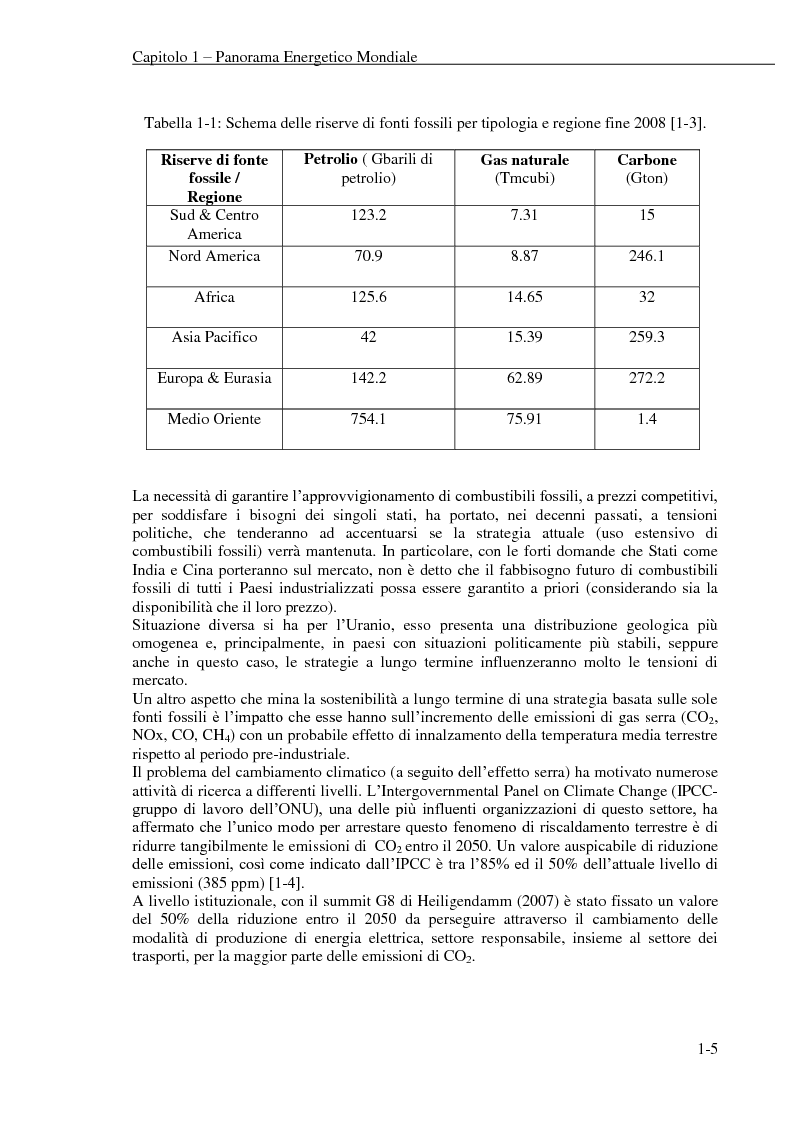 Anteprima della tesi: La produzione di idrogeno per via nucleare: proposta di un possibile scenario energetico per il settore dei trasporti, Pagina 12