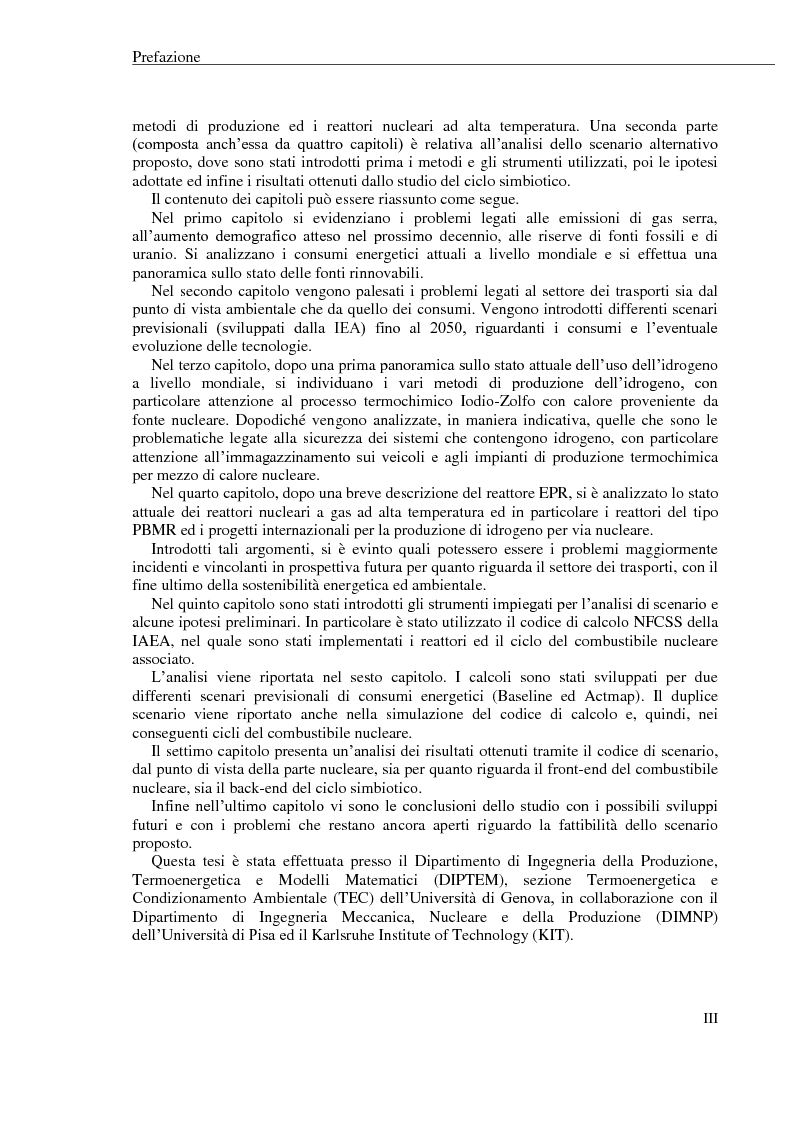 Anteprima della tesi: La produzione di idrogeno per via nucleare: proposta di un possibile scenario energetico per il settore dei trasporti, Pagina 2