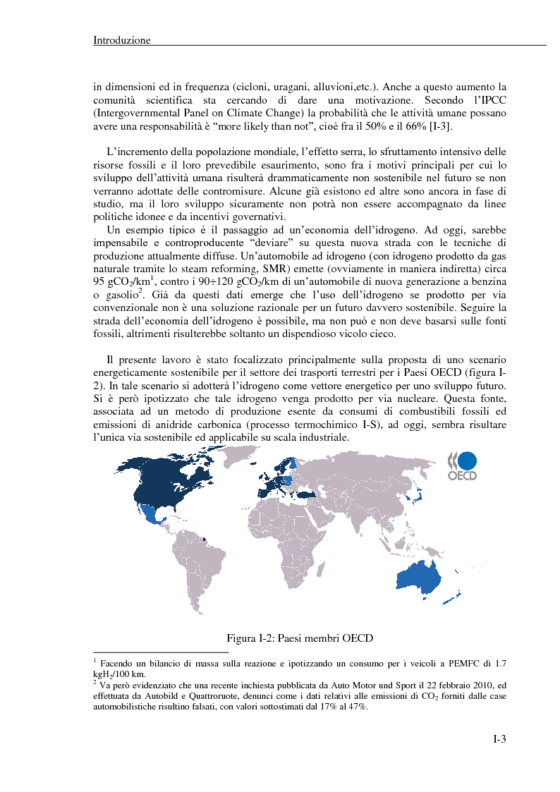 Anteprima della tesi: La produzione di idrogeno per via nucleare: proposta di un possibile scenario energetico per il settore dei trasporti, Pagina 5