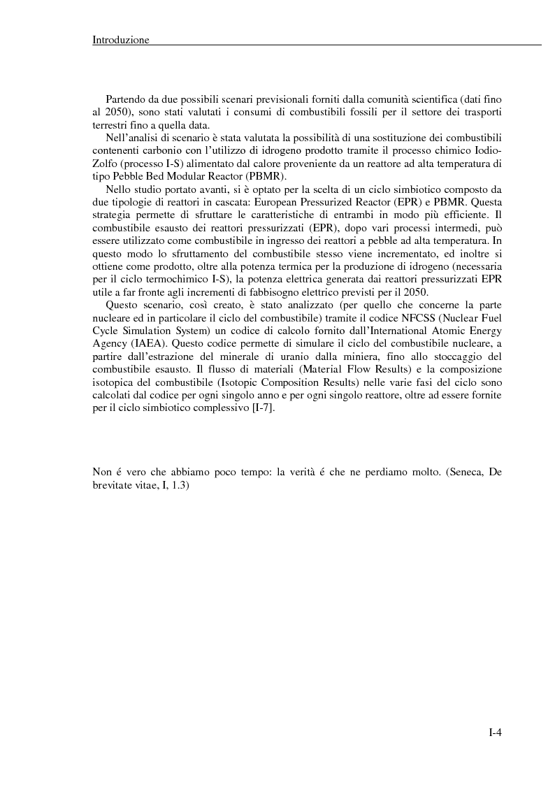 Anteprima della tesi: La produzione di idrogeno per via nucleare: proposta di un possibile scenario energetico per il settore dei trasporti, Pagina 6