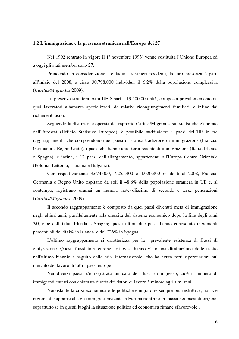 Anteprima della tesi: Immigrazione e violenza intrafamiliare: gli omicidi familiari tra migranti (1996-2009) , Pagina 3