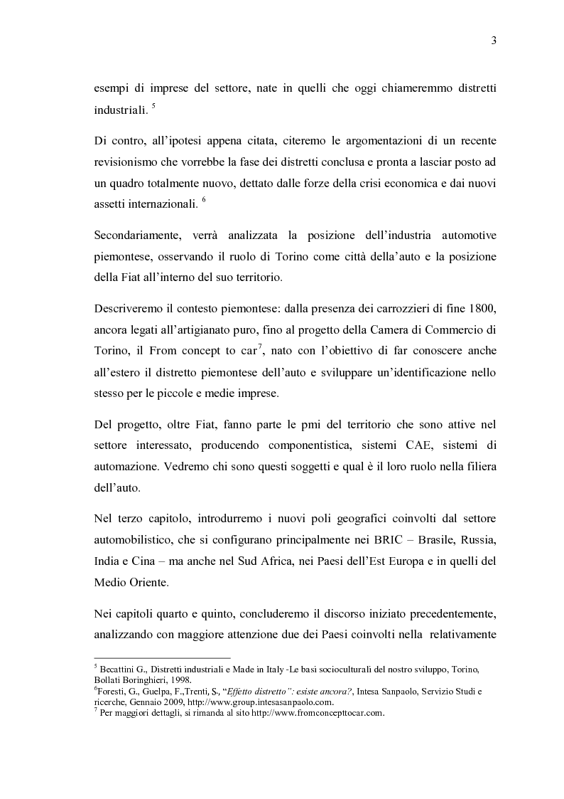 Anteprima della tesi: Ricerche e studi sull’evoluzione generale del settore automobilistico in un insieme globale, Pagina 3