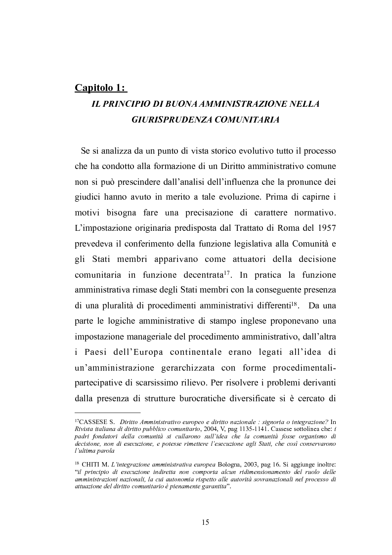 Anteprima della tesi: Il principio di buona amministrazione, Pagina 11