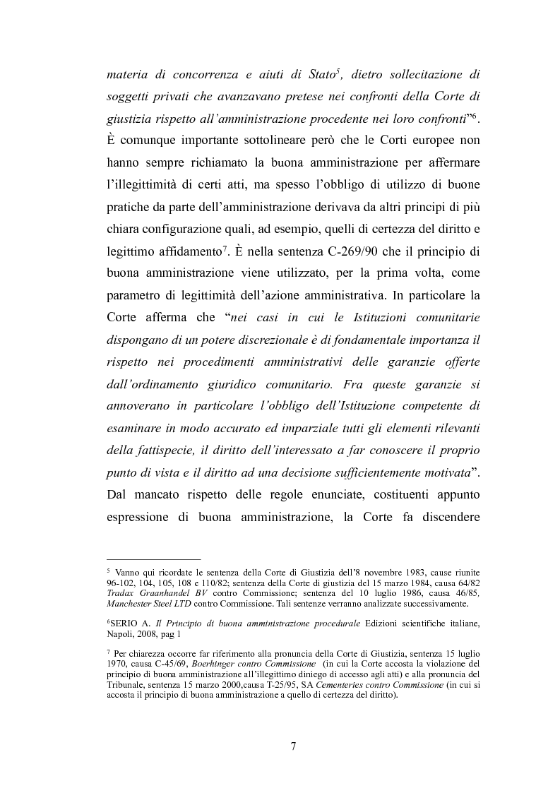 Anteprima della tesi: Il principio di buona amministrazione, Pagina 3