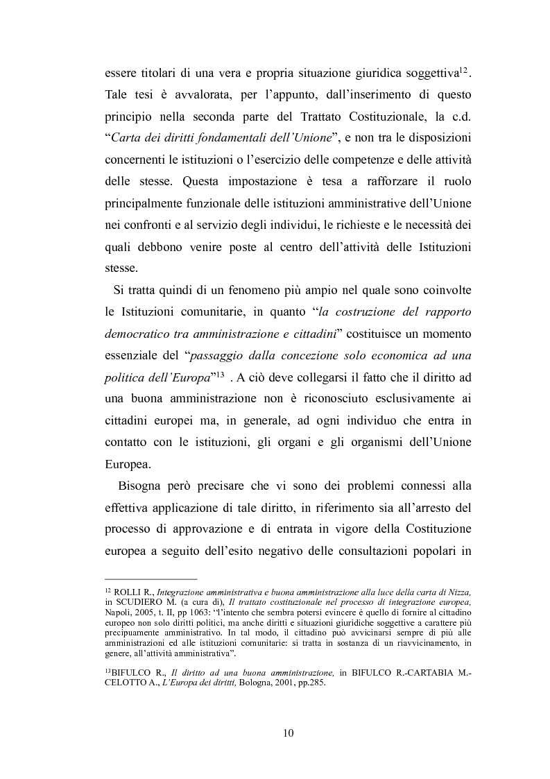 Anteprima della tesi: Il principio di buona amministrazione, Pagina 6