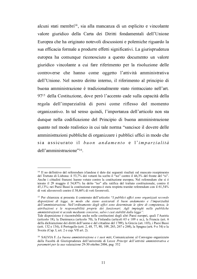 Anteprima della tesi: Il principio di buona amministrazione, Pagina 7