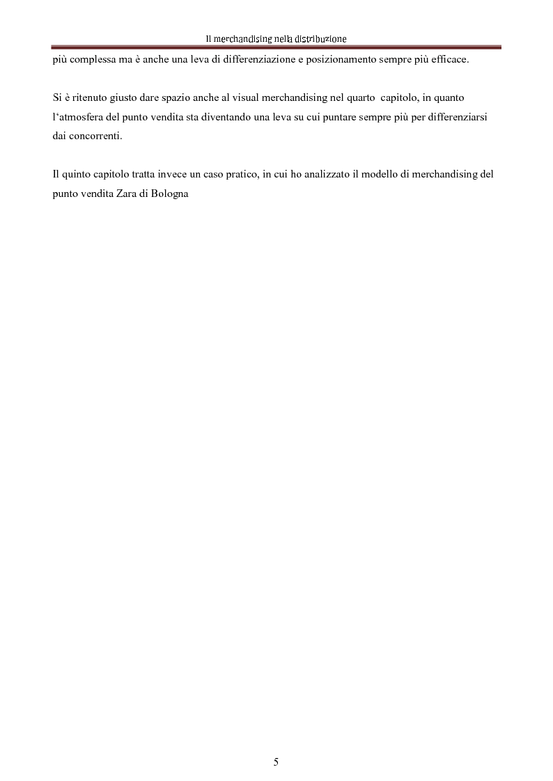 Anteprima della tesi: Le nuove dimensioni del merchandising distributivo, Pagina 3