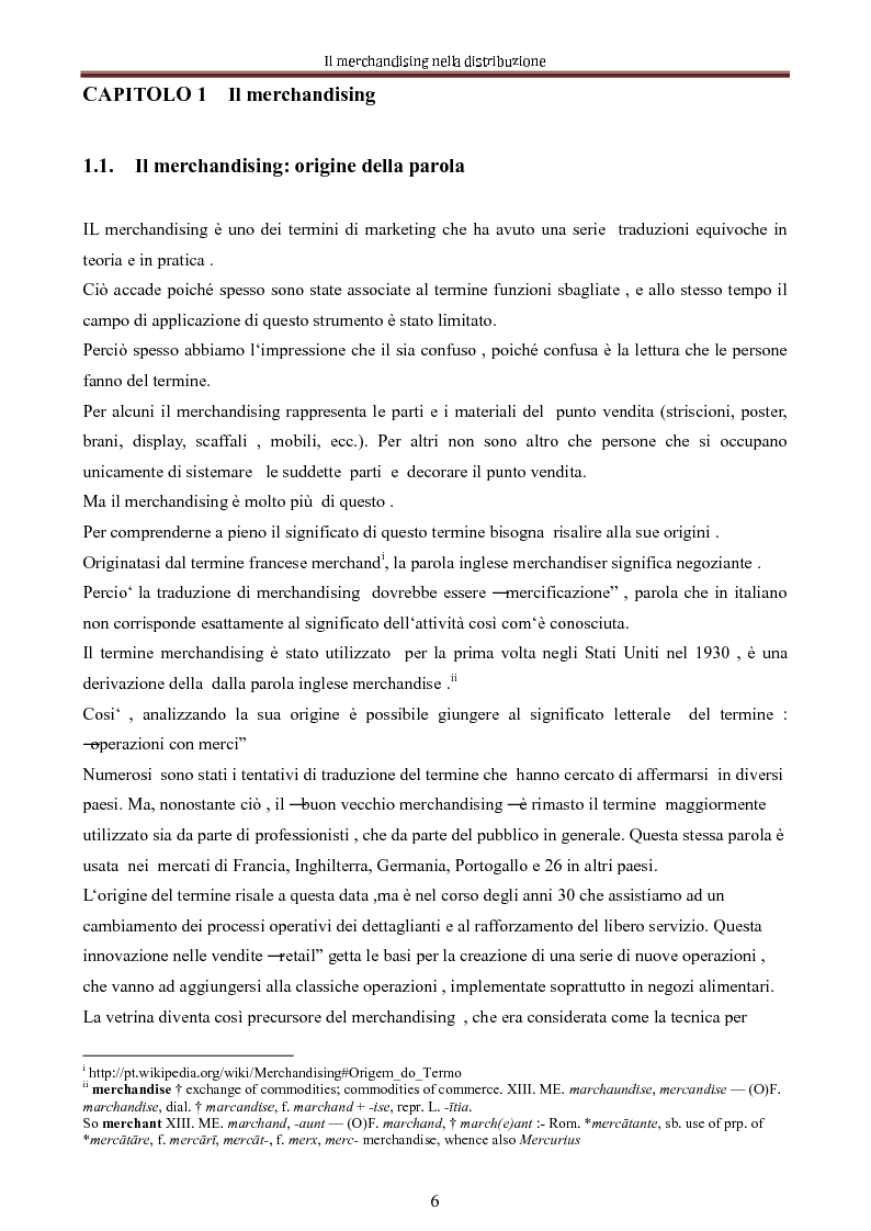 Anteprima della tesi: Le nuove dimensioni del merchandising distributivo, Pagina 4