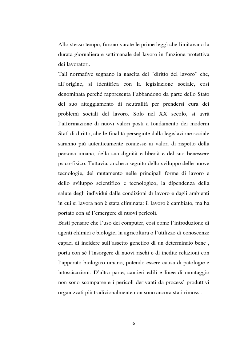 Anteprima della tesi: La sicurezza sul lavoro e rischio psicologico, Pagina 2