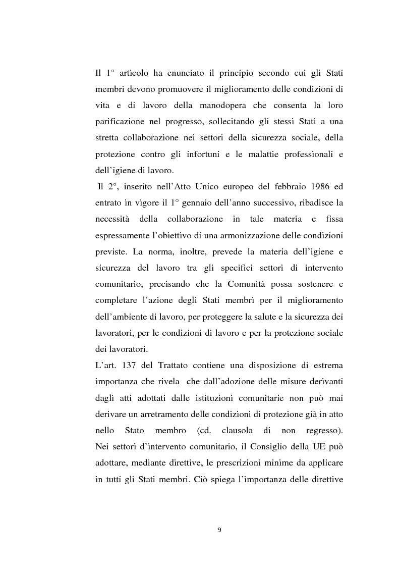 Anteprima della tesi: La sicurezza sul lavoro e rischio psicologico, Pagina 5