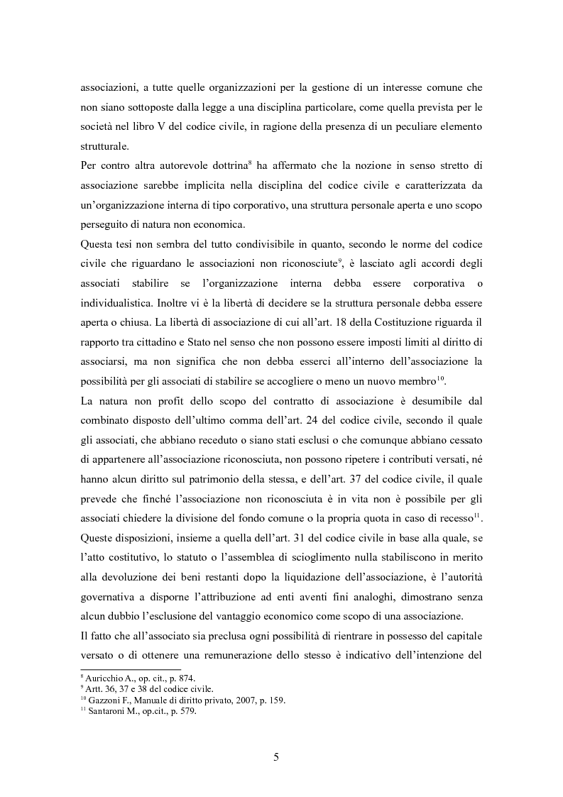 Anteprima della tesi: Associazioni sportive dilettantistiche: aspetti tributari e civilistici, Pagina 5