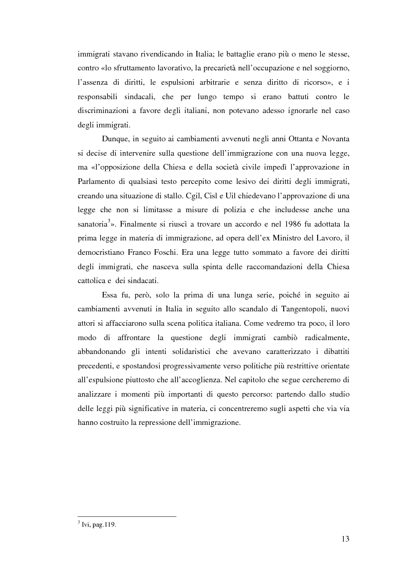 Anteprima della tesi: Immigrazione e democrazia: l'esperienza italiana in una cornice internazionale, Pagina 6