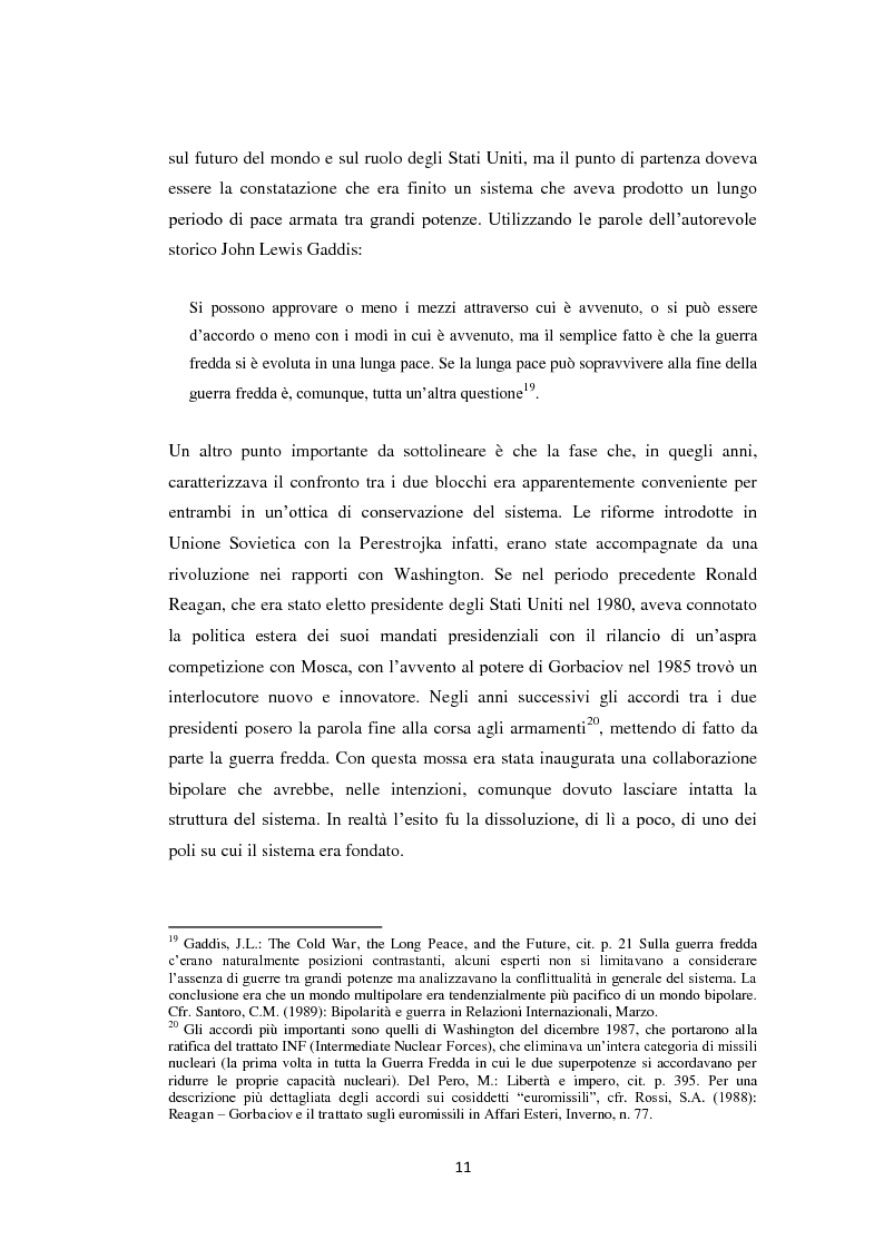 Anteprima della tesi: Declinismo. Il dibattito sul declino degli Stati Uniti tra la fine della guerra fredda e l'inizio dell'era post-bipolare., Pagina 11
