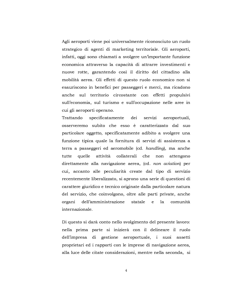 Anteprima della tesi: I Servizi aeroportuali, Pagina 3