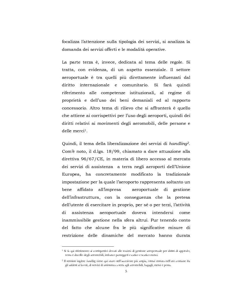 Anteprima della tesi: I Servizi aeroportuali, Pagina 4
