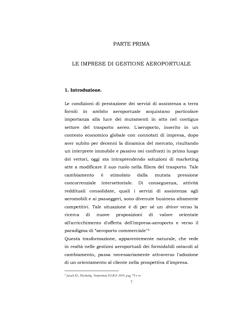 Anteprima della tesi: I Servizi aeroportuali, Pagina 6