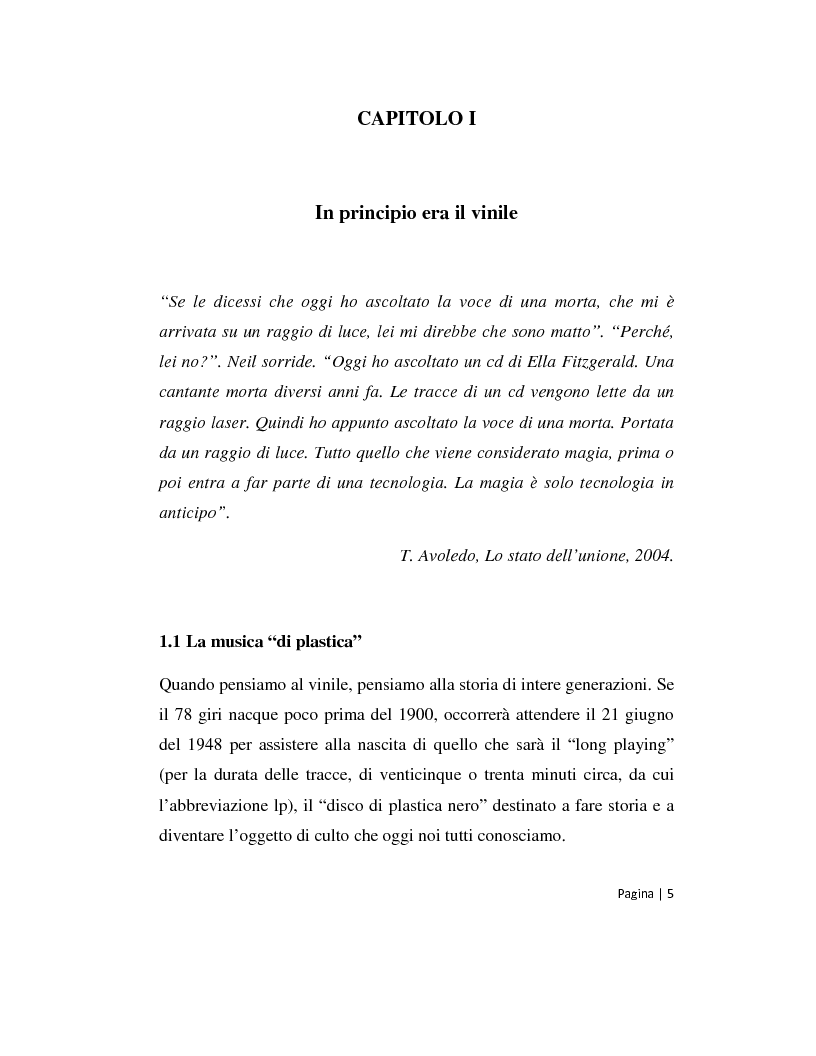 Anteprima della tesi: Musica 2.0 - Come Internet ha cambiato il panorama della musica, Pagina 5