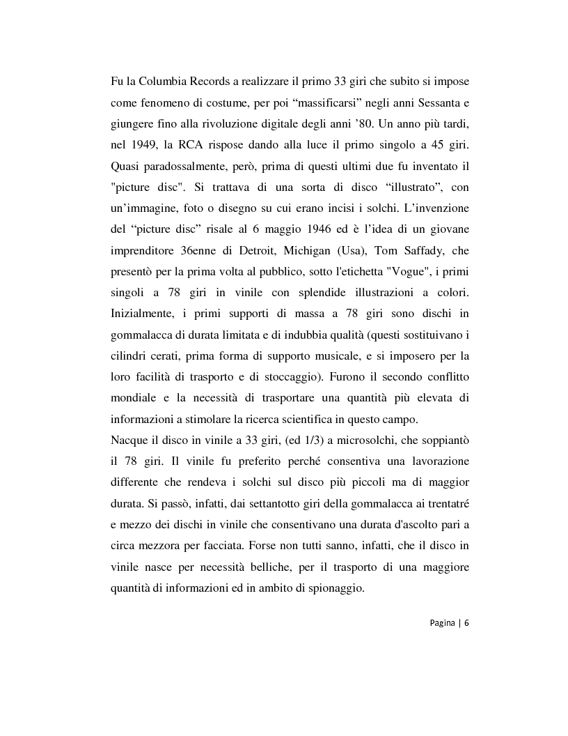 Anteprima della tesi: Musica 2.0 - Come Internet ha cambiato il panorama della musica, Pagina 6
