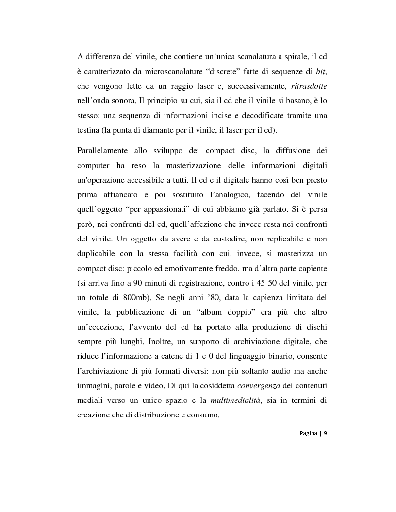 Anteprima della tesi: Musica 2.0 - Come Internet ha cambiato il panorama della musica, Pagina 9