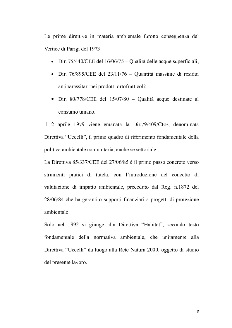 Anteprima della tesi: Valutazione di incidenza ambientale: analisi di un caso di studio, Pagina 3