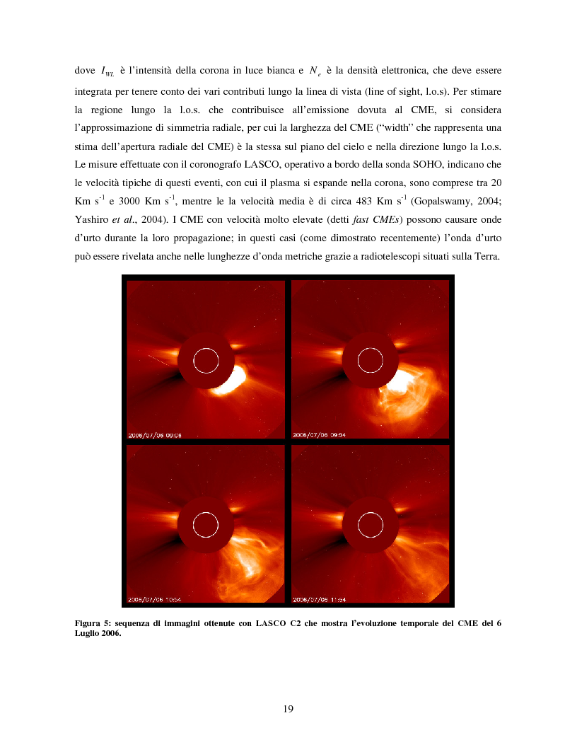 Anteprima della tesi: Studio di eventi di espulsioni di massa coronale, Pagina 8