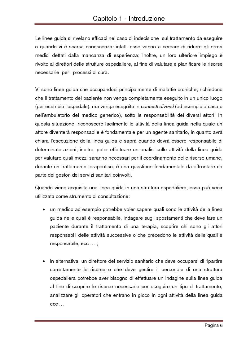Anteprima della tesi: Strumenti automatizzati per la focalizzazione di linee guida cliniche per tipologie di agenti, Pagina 2