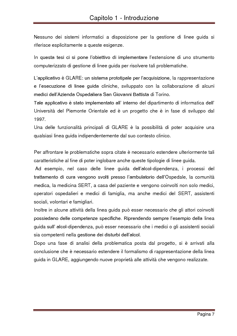 Anteprima della tesi: Strumenti automatizzati per la focalizzazione di linee guida cliniche per tipologie di agenti, Pagina 3