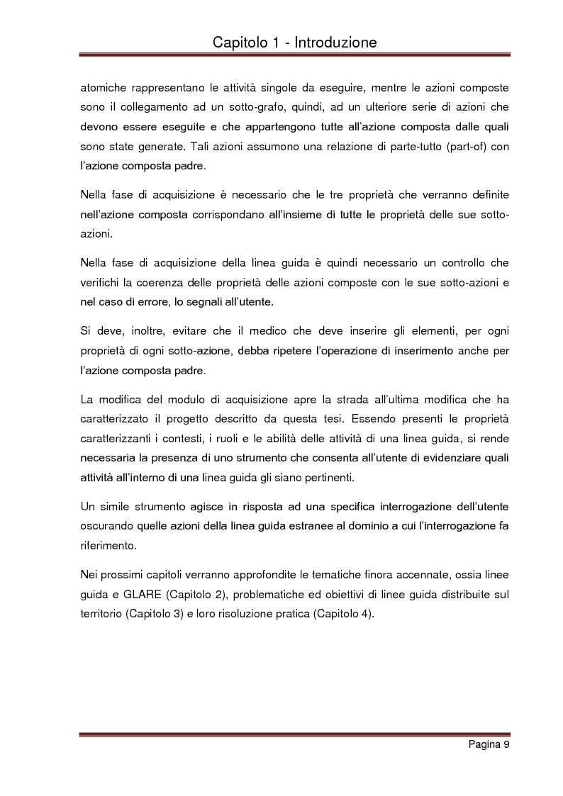 Anteprima della tesi: Strumenti automatizzati per la focalizzazione di linee guida cliniche per tipologie di agenti, Pagina 5