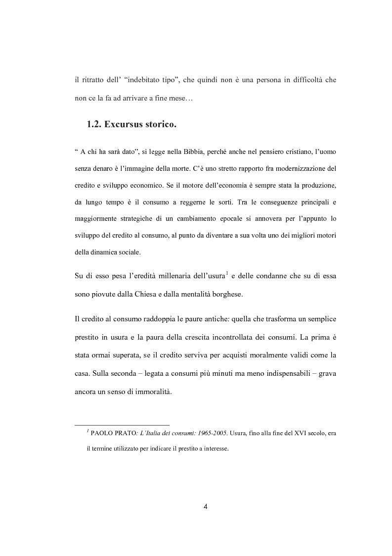 Anteprima della tesi: Il sovraindebitamento del consumatore e la protezione della nuova normativa europea, Pagina 4