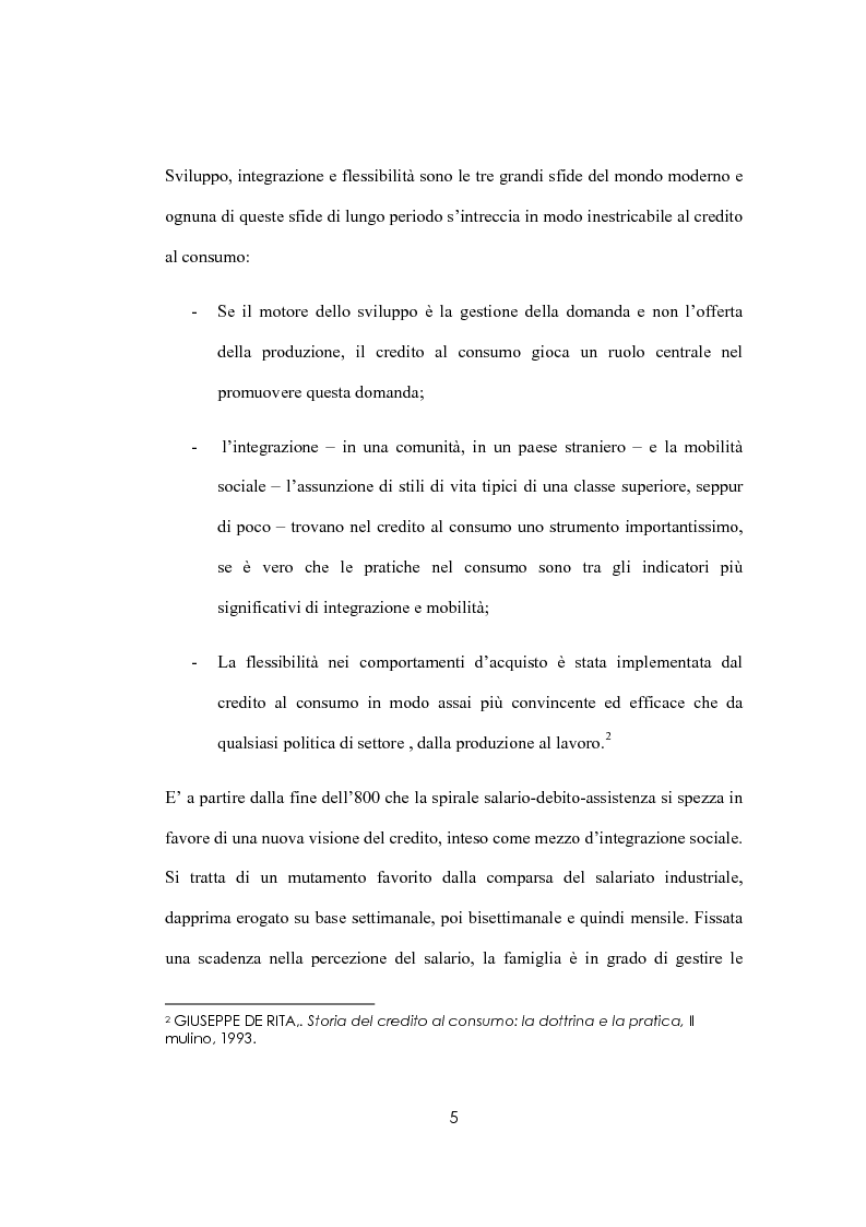 Anteprima della tesi: Il sovraindebitamento del consumatore e la protezione della nuova normativa europea, Pagina 5
