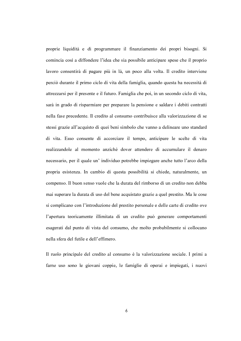 Anteprima della tesi: Il sovraindebitamento del consumatore e la protezione della nuova normativa europea, Pagina 6