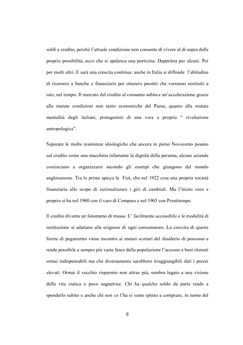 Anteprima della tesi: Il sovraindebitamento del consumatore e la protezione della nuova normativa europea, Pagina 8