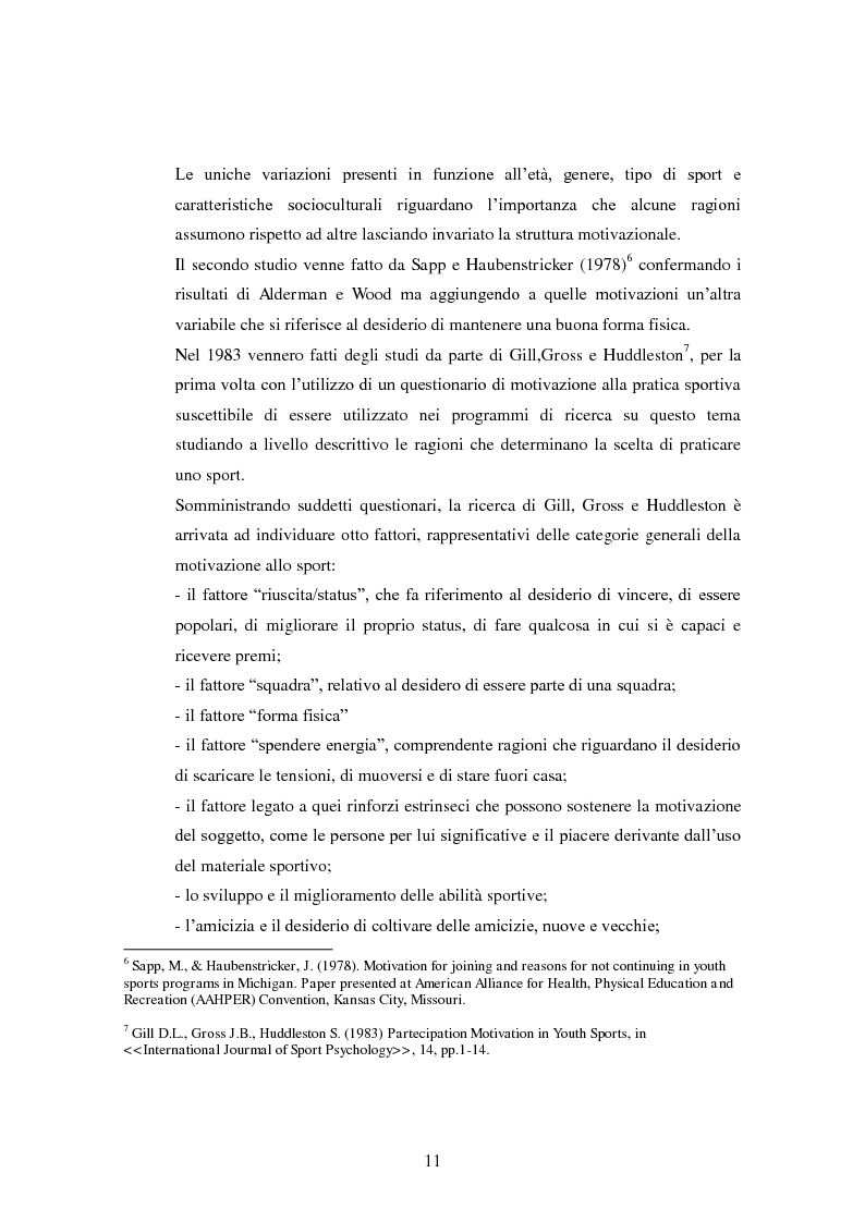Anteprima della tesi: I presupposti motivazionali del giocatore di rugby: dall'attività giovanile all'alto livello, Pagina 3