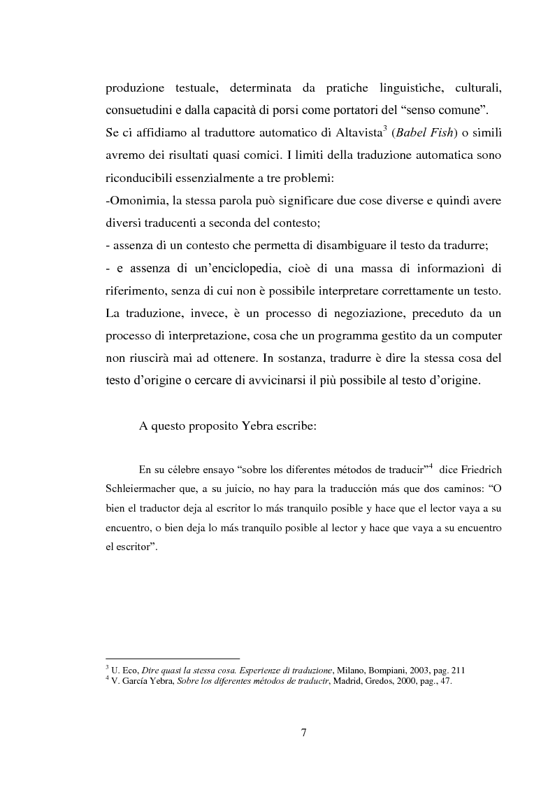 Anteprima della tesi: Don Quijote en Italia: traduzioni e riduzione (alcuni esempi), Pagina 4