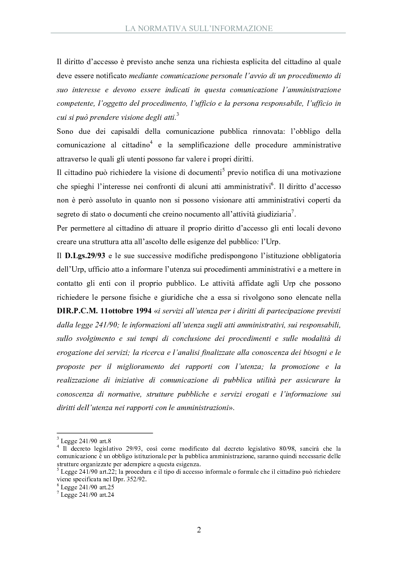 Anteprima della tesi: La pubblica amministrazione comunica: il ruolo dell'ufficio stampa, Pagina 4