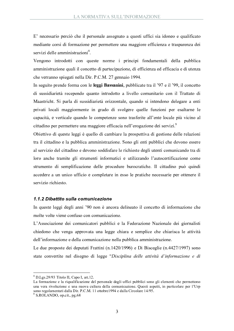 Anteprima della tesi: La pubblica amministrazione comunica: il ruolo dell'ufficio stampa, Pagina 5