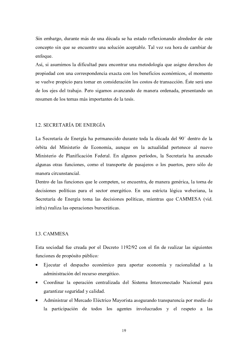 Anteprima della tesi: De granjeros, subastas y energìa - Asignación de derechos de propiedad sobre bienes de uso colectivo mediante subastas. El caso de la transmisión eléctrica en Argentina, Pagina 10