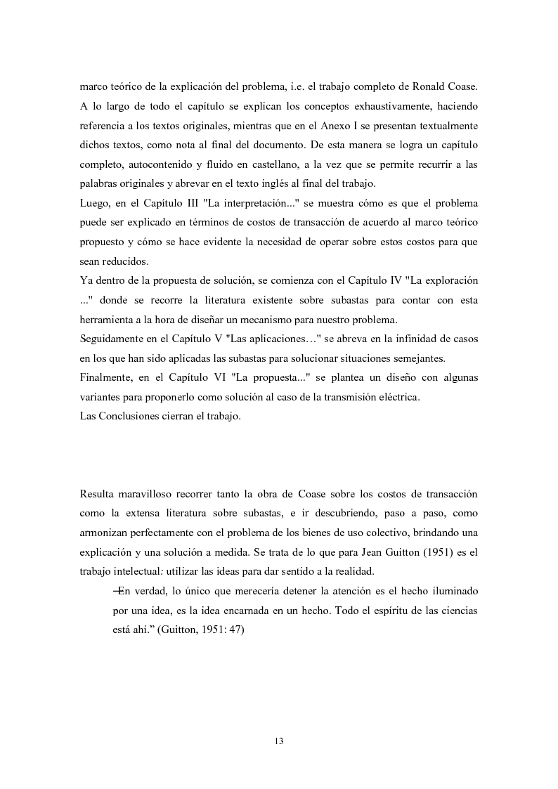 Anteprima della tesi: De granjeros, subastas y energìa - Asignación de derechos de propiedad sobre bienes de uso colectivo mediante subastas. El caso de la transmisión eléctrica en Argentina, Pagina 4
