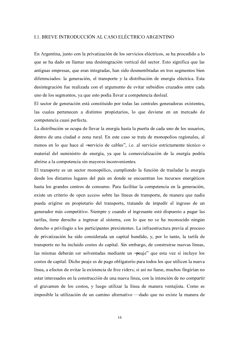 Anteprima della tesi: De granjeros, subastas y energìa - Asignación de derechos de propiedad sobre bienes de uso colectivo mediante subastas. El caso de la transmisión eléctrica en Argentina, Pagina 7