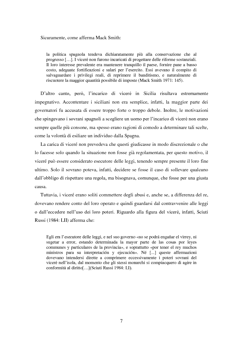 Anteprima della tesi: La dominazione spagnola in Sicilia: eredità linguistiche, Pagina 7