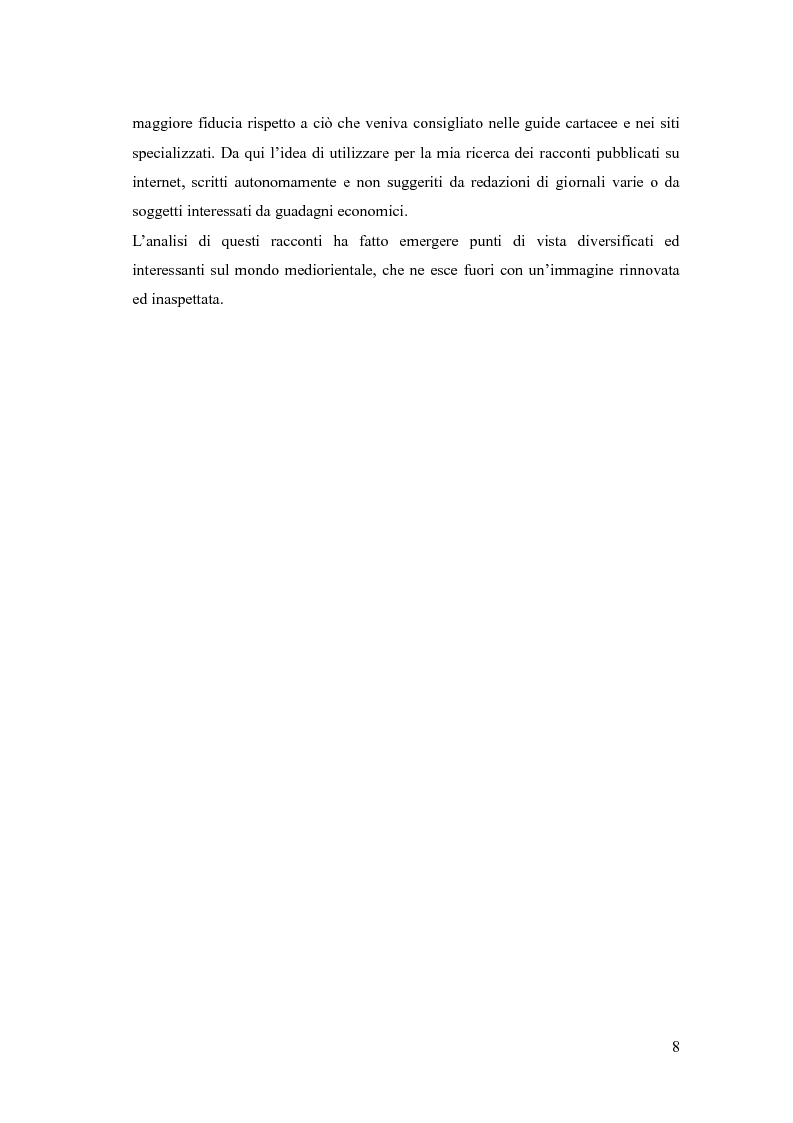 Anteprima della tesi: In viaggio con gli stereotipi. Il Medio Oriente tra realtà e fantasia, Pagina 3