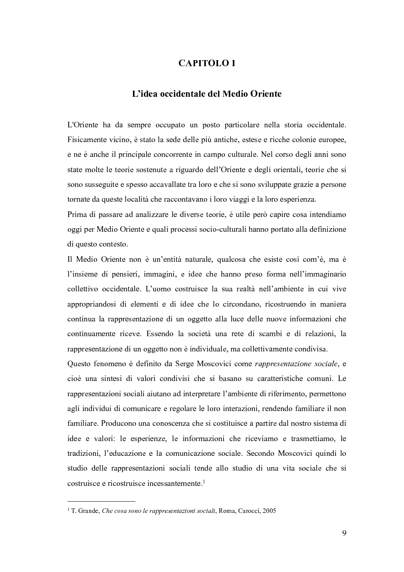 Anteprima della tesi: In viaggio con gli stereotipi. Il Medio Oriente tra realtà e fantasia, Pagina 4