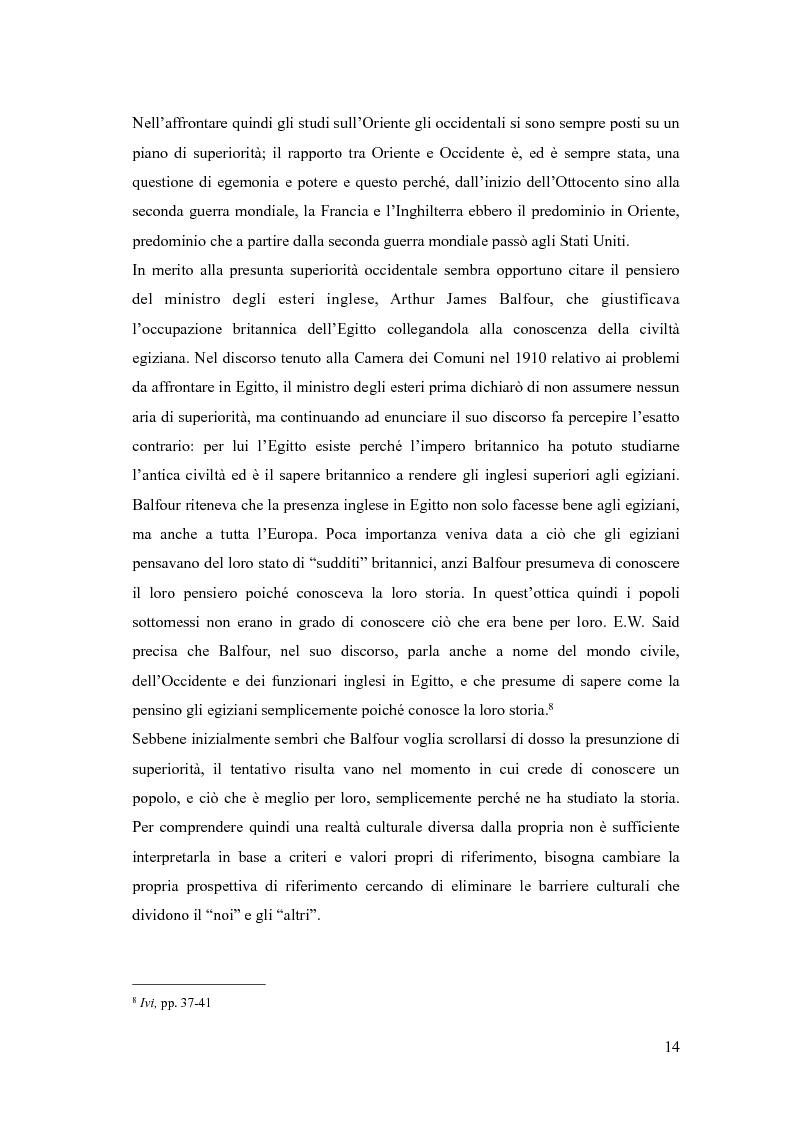 Anteprima della tesi: In viaggio con gli stereotipi. Il Medio Oriente tra realtà e fantasia, Pagina 9