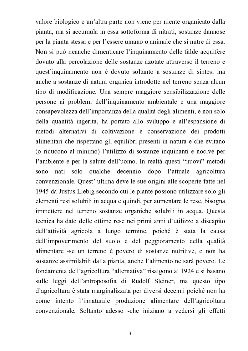 Anteprima della tesi: Comparazione tra sistemi agricoli: biodinamico, biologico, integrato, Pagina 3