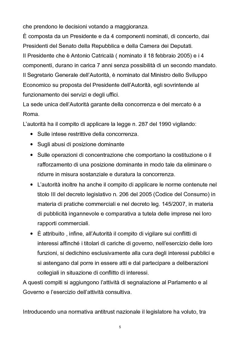 Anteprima della tesi: Il controllo dell'autorità garante per la concorrenza e il mercato sulla pubblicità comparativa e ingannevole, Pagina 4