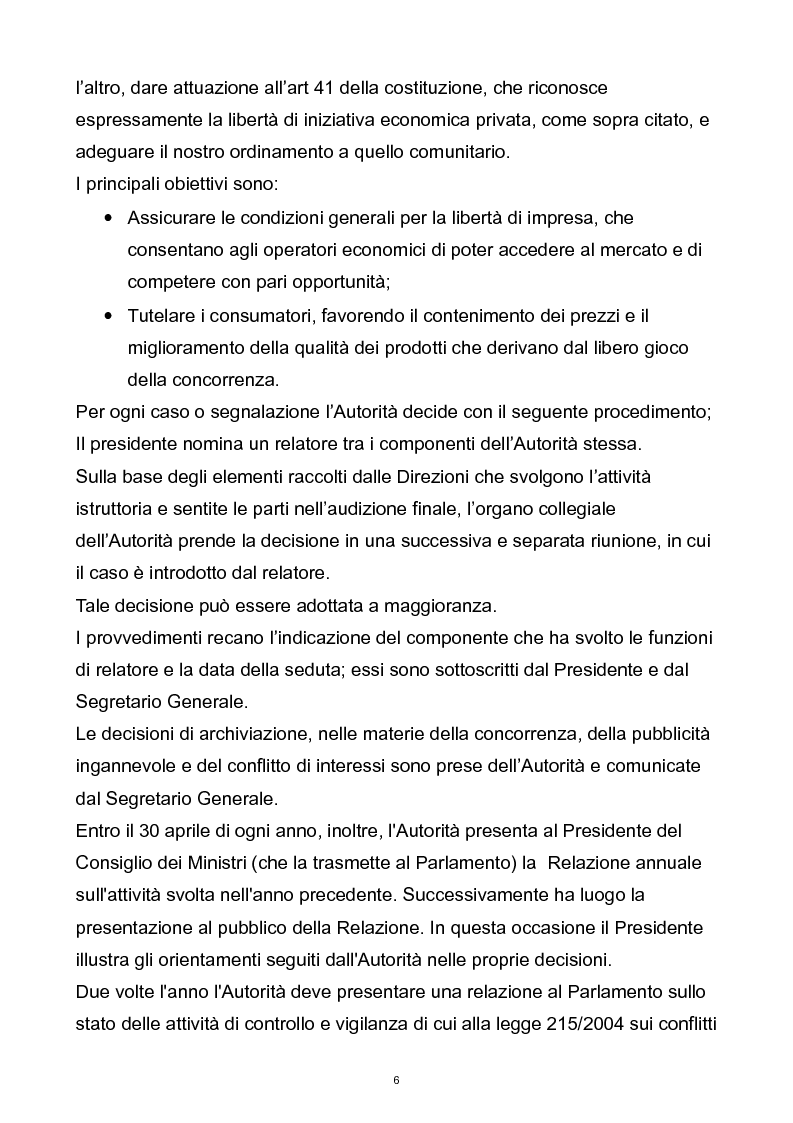 Anteprima della tesi: Il controllo dell'autorità garante per la concorrenza e il mercato sulla pubblicità comparativa e ingannevole, Pagina 5